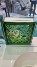 تصویر بلوک شیشه ای دکوراتیو 