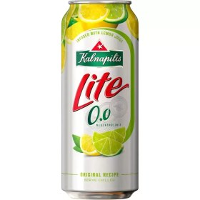 تصویر ماءالشعیر کاناپیلیس با طعم لیمو ۵۰۰ میلی لیتر باکس 24 عددی Kalnapilis Lemon Alcohol Free Beer 500 ml