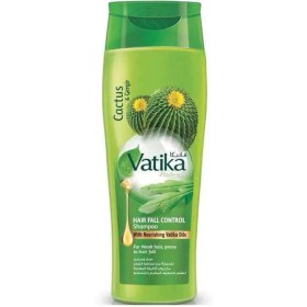 تصویر شامپو تقویت کننده مغذی موی کاکتوس واتیکا Vatika Cactus Gergir Hair Fall Control Shampoo 400ml 