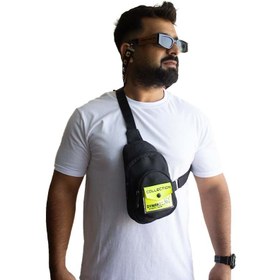 تصویر کیف رودوشی مردانه مدل بادی بگ body bag men model a06 