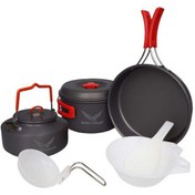 تصویر ست ظروف دو نفره اسنو هاوک مدل SN-D55 ظرفیت ۱.۱ لیتر با درب فلزی 