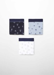 تصویر باکسر پسرانه مانگو کیدز فاق نرمال طرح دار | MANGO Kids 67060661 