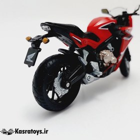 تصویر موتور سنگین هوندا CBR650f ویلی 1:18 - قرمز Motor Honda CBR650f