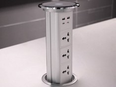 تصویر پریز برق استوانه ای فانتونی مدل N372 Up-Down Power Strip