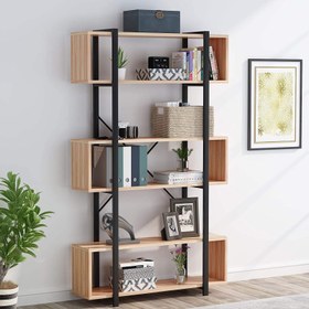 تصویر کتابخانه مدل B301 - طرح چوب ا B301 - Bookcase B301 - Bookcase