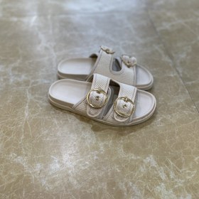 تصویر صندل زنانه مدل دوسگگ ZARA رنگ عسلی و مشکی و کرم سایز ۳۷ تا ۴۰ 