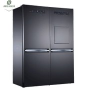 تصویر یخچال و فریزر دوقلو هوم بار بروکس مدل RN6005/FN6003 BURUX RN6005/FN6003 door in door