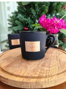 تصویر ماگ DROIT GOLD CUP سیاه 375 میلی لیتر 1 قطعه Madame Coco 