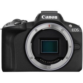 تصویر دوربین بدون آینه کانن EOS R50 + لنز 18-45 میلیمتری Canon EOS R50 Mirrorless Camera Lens 18-45 mm