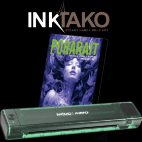 تصویر پرینترتتو بلوتوثی حرارتی آیمو صفحه لمسی مدل T08FD Printer aimo T08FD thermal tattoo