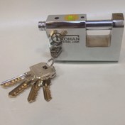 تصویر قفل کتابی کهن سایز ۹۰ فولادی 