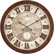 تصویر ساعت دیواری شوبرت مدل 6170 با بدنه چوبی سایز ۷۰ سانت 