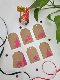 تصویر تگ کرافت کریسمسی 