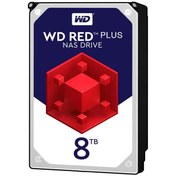 تصویر حافظه اچ دی دی اینترنال وسترن دیجیتال مدل قرمز پلاس ظرفیت 8 ترابایت Western Digital Red Plus 8TB Internal HDD