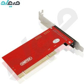 تصویر کارت اینترنال PCI پورت پارالل IEEE1284 یونیتک مدل Y-7505 