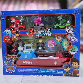 تصویر کشتی سگ های نگهبان در دوسایز 