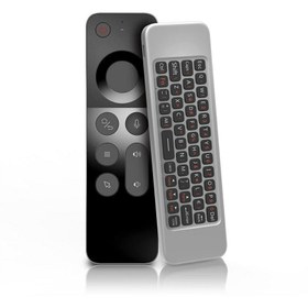 تصویر کیبورد بی سیم گرین لاین مدل GN4INWRMTBK ریموت کنترل ۴ در ۱ 