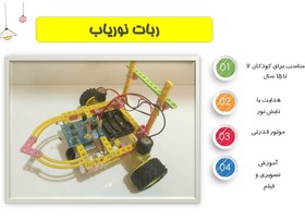 تصویر ربات نوریاب آرتوش ( پارک نوری) با المان های اتصال 