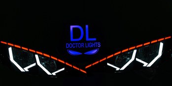 تصویر چراغ جلو اسپرت 206 طرح لامبورگینی جدید 