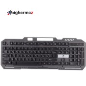 تصویر کیبورد باسیم مخصوص بازی پی نت مدل KB.1700 