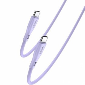 تصویر کابل Type-C یسیدو مدل CA152 طول 1 متر YESIDO CA152 Type-C To Type-C SILICONE CABLE