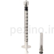 تصویر سرنگ انسولین 1 سی سی لورلاک حلما سرسوزن27 