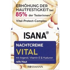 تصویر کرم شب بازسازی کننده و لیفت ویتال ایسانا 50ml nachcreme vital isana 