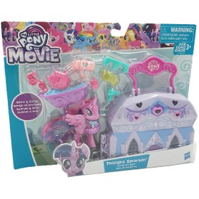 تصویر عروسک پونی با قصر 