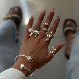 تصویر انگشتر ساده مدل 103 