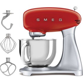 تصویر همزن برقی اسمگ مدل SMEG SMF02RDUK SMEG Stand Mixer SMF02RDUK