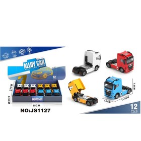 تصویر ماکت فلزی کله تریلی مان موزیکال چراغدار 