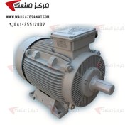 تصویر الکتروموتور موتوژن سه فاز 30 اسب، 22 کیلووات، 1500 دور، پوسته چدن 180L4B 22-1500 55F 380/660