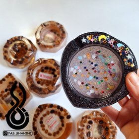 تصویر زیرسیگاری مشکی شاین 