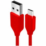 تصویر کابل 0.9 متری Type-C راوپاور RP-CB017 Red RAVPower RP-CB017 Red 0.9m USB To Type-C Data/Charging Cable