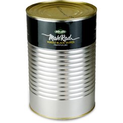 تصویر زیتون سیاه باهسته ۴ کیلویی مهراد 