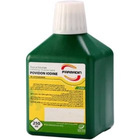 تصویر محلول بتادین فارمادین ۱۰ درصد حجم ۲۵۰ میلی لیتر Farmadin Topical Solution 10% 250ml