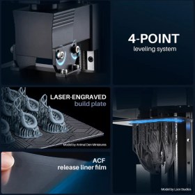 تصویر پرینتر سه بعدی رزینی الگو مدل Saturn 3 Ultra ظرفیت ۱۲K 