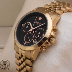 تصویر ساعت مچی عقربه ای زنانه ۴موتوره کرنوگراف سیتیزن CITIZEN VIP CHRONOGRAPH