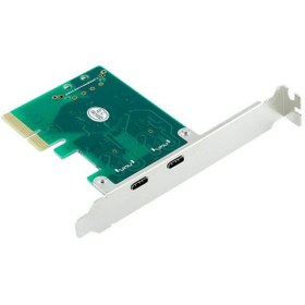 تصویر کارت تبدیل PCI-express به TYPE C دو پورت PCI-E to USB 3.1 Type A + Type C Expansion