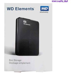 تصویر هارد اکسترنال 640 گیگابایت مارک WD مدل Elements +گارانتی پخش آپدیت 