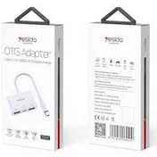 تصویر تبدیل Yesido GS17 OTG USB / Type-C To Type-C Yesido GS17 USB / Type-C To Type-C OTG Adapter