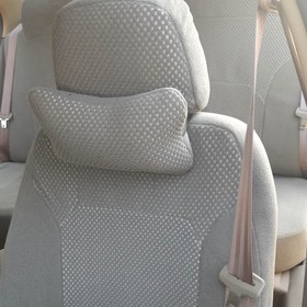 تصویر روکش صندلی هایکو طرح رسام مناسب سمند با جنس مخمل 