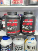 تصویر پروتئین وی گلد نیترو تک 5LB ماسل تک whey nitrotech gold muscletech