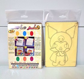 تصویر بازی هنر ماسه 6 رنگ چوبي طرح کرومی کد 931747 