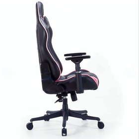 تصویر صندلی گیمینگ مدل Pink gaming chair 