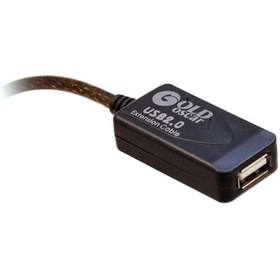 تصویر کابل افزایش طول USB برددار 10 متر گلد اسکار ا GOLD OSCAR ACTIVE EXTENSION USB CABLE 10m کد 6188 