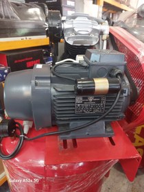 تصویر کمپرسور باد 250 لیتر(الکتروموتور موتوژن) مخزن عمودی - خطی(کتابی) َAir Compressor 250L