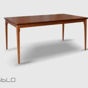 تصویر میز نهارخوری ۶ نفره چوب راش مدل اورلاندو 