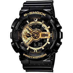 تصویر ساعت مچی عقربه ای مردانه کاسیو مدل جی شاک کد GA-110GB-1A Casio G-Shock Men's Watch Code GA-110GB-1A