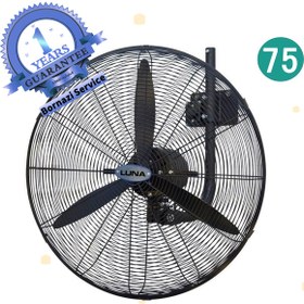 تصویر پنکه صنعتی لونا سایز 75 (دیواری) LUNA 